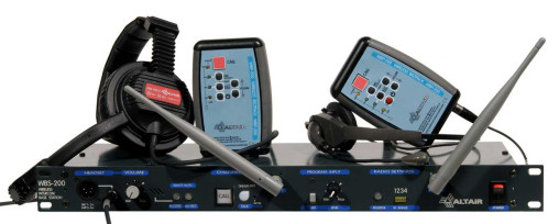 Intercom Masterstation Wireless Altair, 2-Kanal inkl. 1 Headset